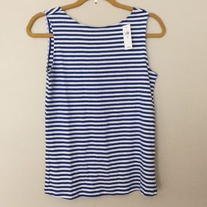 Banana Republic Striped Bow Back Tank size XS